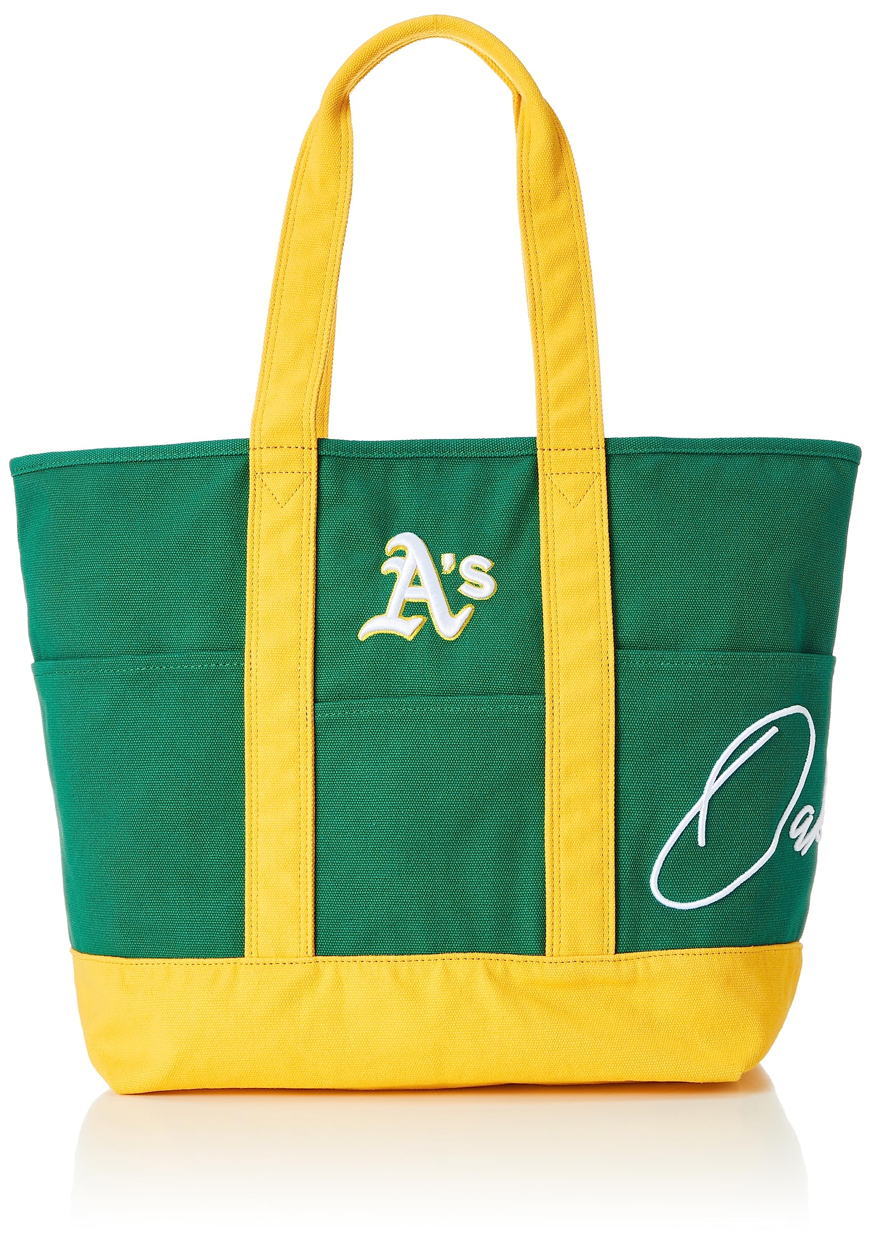 

Major League Baseball Embroidered Tote Bag TTB166 Men s Athletics Deep Green