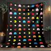 1PC Game PAC Blanket Flannel Throw for Sofa, Indoor, Camping, Living Room, Office, Chair, And Bed Soft Birthday Christmas Gift