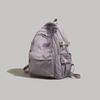 Backpack Korean version solid color female college student class schoolbag simple large capacity travel bag computer bag