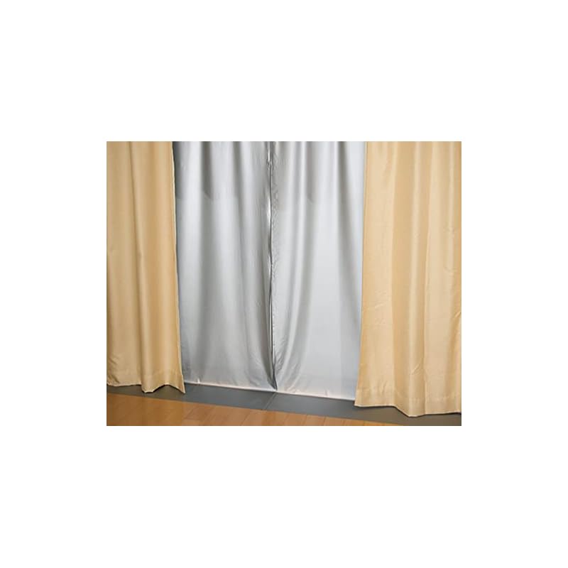 Meiwa Gravure MEIWA Insulating Curtain Liner (Blackout Type) 100 x 140 cm, Set of 2, Gray