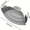 Escorredor de Massa de Silicone LsCook com Boca Larga