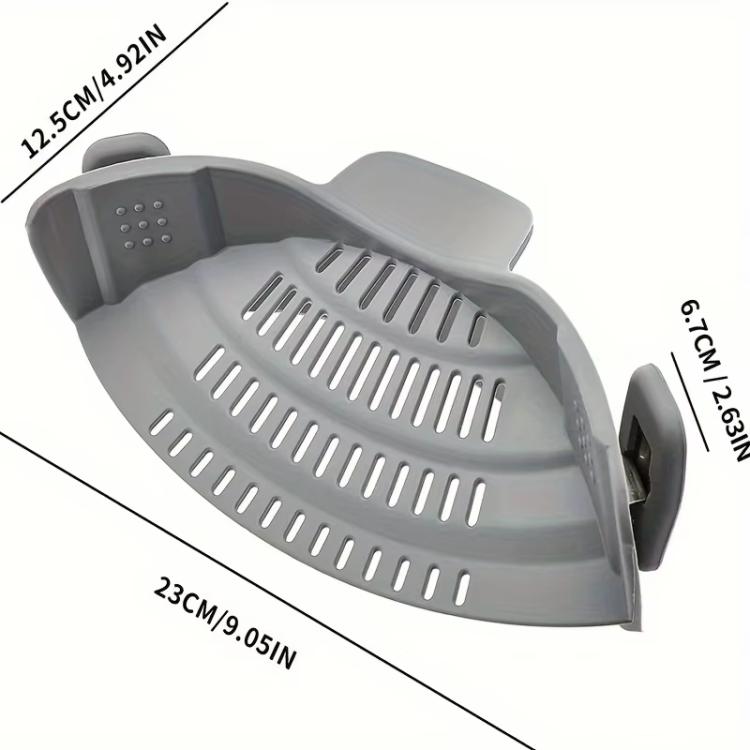 Escorredor de Massa de Silicone LsCook com Boca Larga