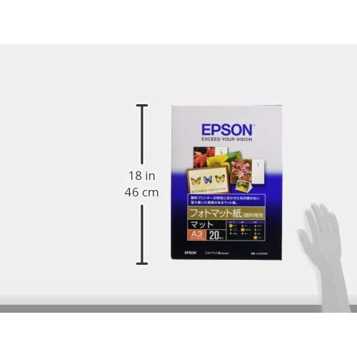 Epson fotomatt papirpigment Kun A3 20 ark KA320MM