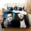 Horro Vampire Duvet Cover Set, 3D Exquisite Anime Cartoon Digital Print Bedding Set Comforter Bed Youth Home Decor Girls Gift