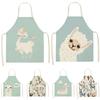 Customized Photo Aprons Kitchen Apron for Woman Waist Baking Bib Kitchen Cooking Pinafore Cleaning Tools  tablier enfant
