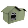 Cat House Large Space Water Resistant Closed Design Comfortable Portable Foldable Cat   for Indoor Pets
