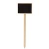 10 Pcs Mini Wooden Chalkboard Blackboard Signs Garden Flowers and Plants Tags Garden Decorations