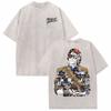 King of Pop Michael Jackson Bad World Tour T Shirts  Women Casual Loose Oversized T-shirts Hip Hop 90s Vintage Washed T-shirt