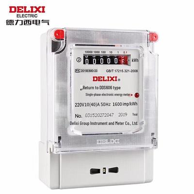 Delixi DDS606 Serie Einphasen-Elektronischer Energiezähler