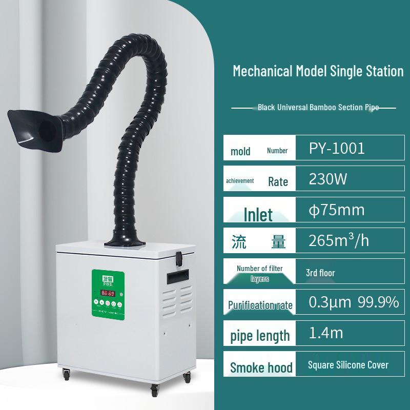 Compact Smoke Purifier & Absorber for Soldering, Welding & Laser Marking