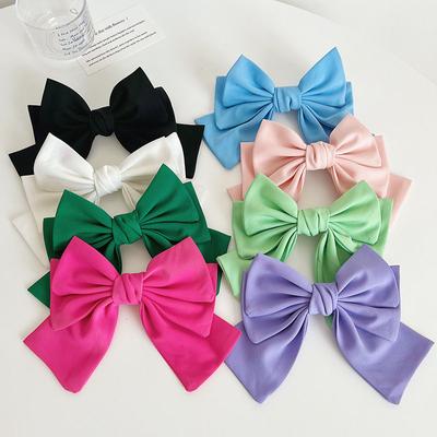 Hair Pin Solid Color Spring Clip Simple Women Headdress Fashion Hair Accessories