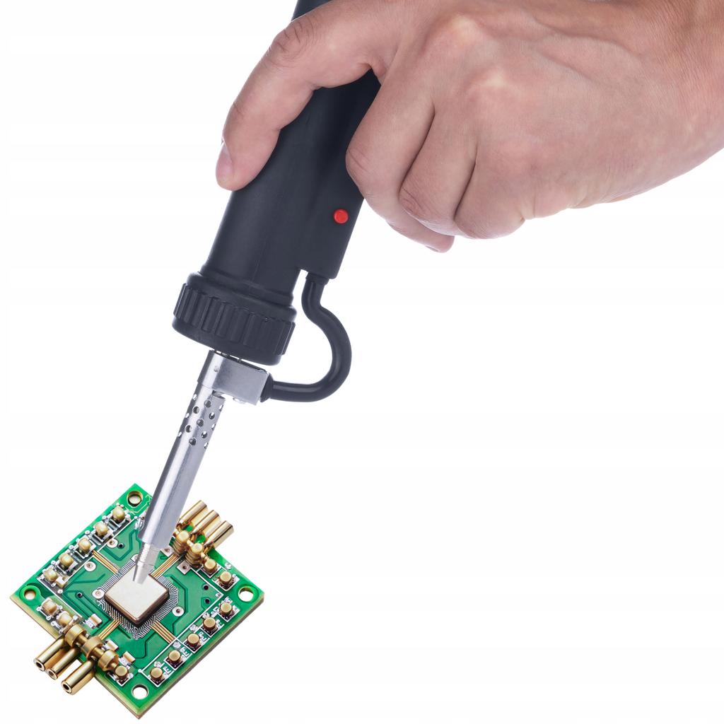 Rosfix Elektrische Hand-Entlötpumpe für Zinn 350W – Hohe Leistung und Präzision | Set mit Flussmittel, Zinn und Zubehör | Ideal für Heimwerker