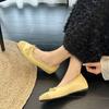 Flat Silver Single Shoes Women's New Summer Skirt Ballet Beanie Shoes Mary Jane Gentle Evening Shoes
