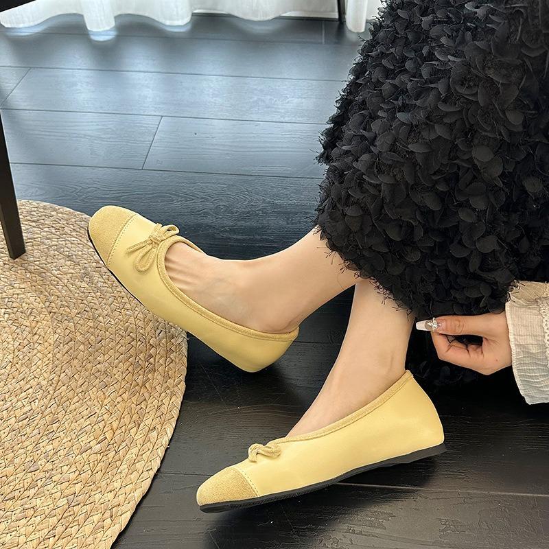 Flat Silver Single Shoes Women's New Summer Skirt Ballet Beanie Shoes Mary Jane Gentle Evening Shoes