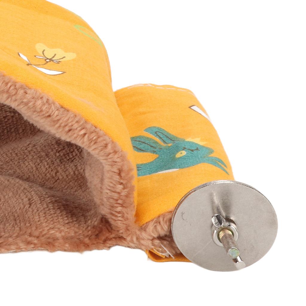 Bird Bed Hanging Hammock Warm Plush Double Layer Reduce Anxiety Bird Cage Plush Bed for s
