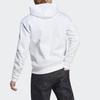 Adidas Letter Logo Printed Hooded Pullover Long Sleeve Sweatshirt Men sweatshirt White IC3746