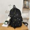 Schoolbag Embroidery Small Fresh Schoolbag Junior High School Girls High Value Ins Large Capacity Backpack High School Backpack
