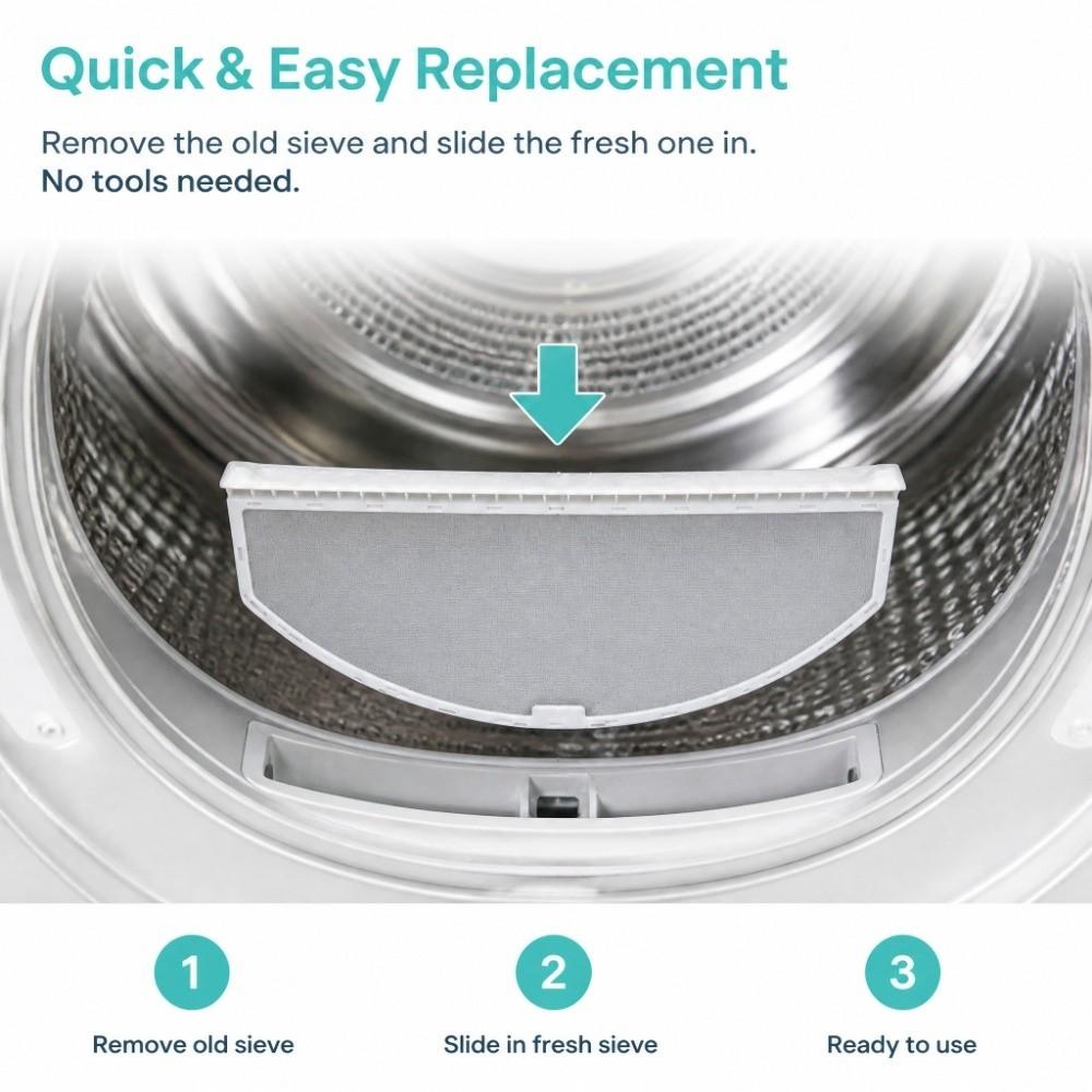 White Dryer Lint Filter for WP53-0918 Whirlpool Maytag Amana AP600963 Dryer Maintenance