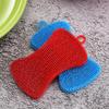 Multicolor Silicone Dishwashing Brush for Stain Removal – Durable Kitchen Cleaning Tool