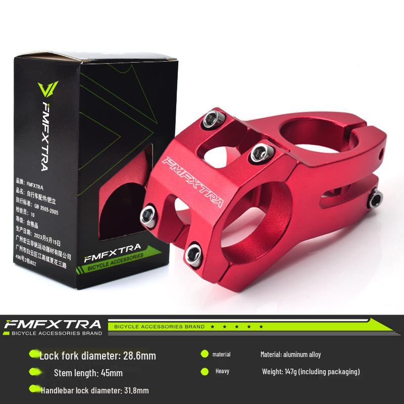 Downhill & Climbing Short Stem, 31.8mm Hollow Head Tube Handlebar Riser Accessory