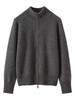Pure Cashmere Women's Loose Knit Zipper Cardigan Sweater