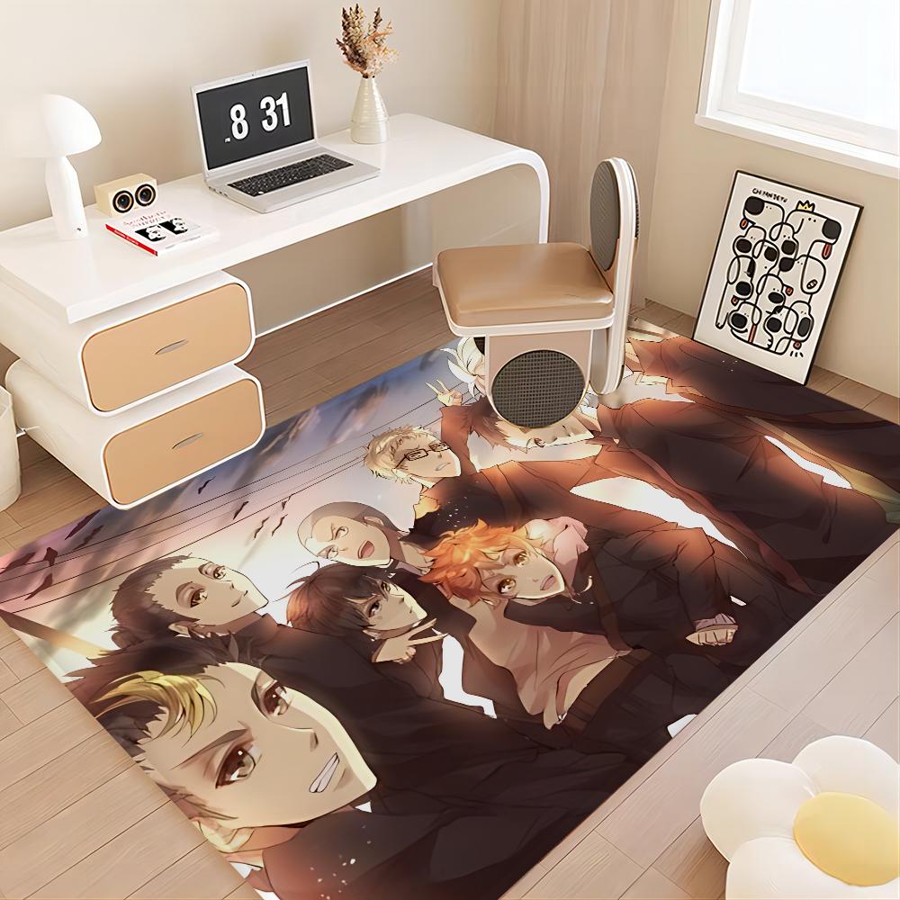 H-Haikyuu Anime Floor Mat Rectangle Anti-slip Home Soft Badmat Front Door Indoor Outdoor Mat Hotel Decor Mat