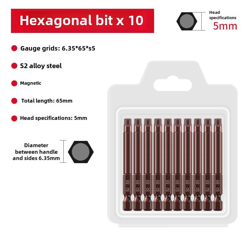 Sada elektrických šroubovacích bitů Qingwei S2 Strong s magnetickou šestihrannou rukojetí