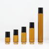 1Ml 2Ml 3Ml 5Ml 10Ml Amber Thin Glass Roll On Bottle Empty Refillable Bottle Sample Test Essential Oil Perfume Vials With Roller