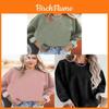 Streetwear Hoodie Für Damen Mit Lockerer Passform Und Baumwollmischgewebe Für Legere Herbsttage