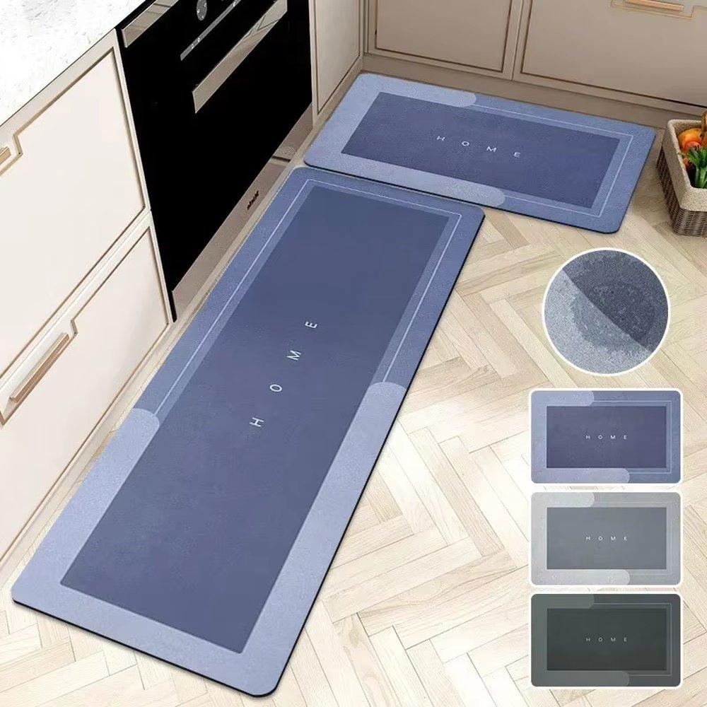 Lovely Cartoon Decoration Kitchen Carpet Anti-Skid Quick-Drying Diatom Mud Pad Oil Absorption Dirt Resistance