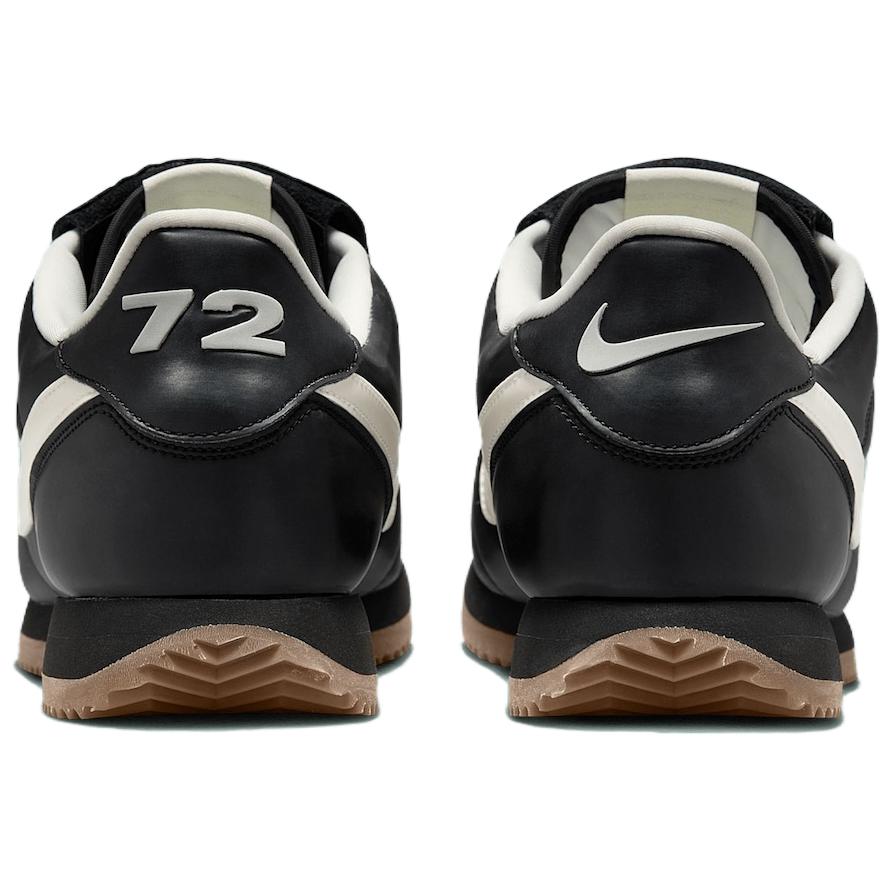 Nike Cortez Lær SE Tiempo-pakke - Svarte Unisex Sneakers Hvit Gummi-brun IM4843-010