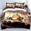 Ensembles de literie Psyduck de dessin animé Ensemble exquis de literie Housse de couette Ensemble couette de lit Décoration de chambre à coucher Cadeau d'anniversaire