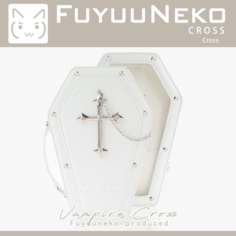 

Плавающий Кот Оригинальный Серебряная Луна Крест Гроб Перекус Объем Мультяшный Рюкзак 20см Сумка для Куклы Лолита Готика Y2g Рюкзак The coffin hurts. White. In Stock.