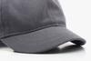 HABERY Soft Cotton Short Brim Baseball Solid Cap, Color, Men's (White)