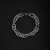 European and American Fashion Mixed Bracelet Neutral High-end Stainless Steel Chain Hip-hop Trend Versatile Personalized Jewelry