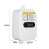 3500W 220V 50Hz Water Heater Bathroom Kitchen Instant Electric Hot Water Heater Tap Temperature Display with Faucet Shower