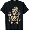 Mama Halloween Shirts Spooky Mama Skeleton Coffee T-Shirt