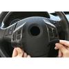 Black Wood Grain Steering Wheel Button Cover Trim For BMW 3-Series E90 2005-2012