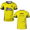 Tým Vitality Esports Club Univerzita IEM Cologne Dres CSGO Pro League Major Tréninkový úbor Unisex Žluté tričko