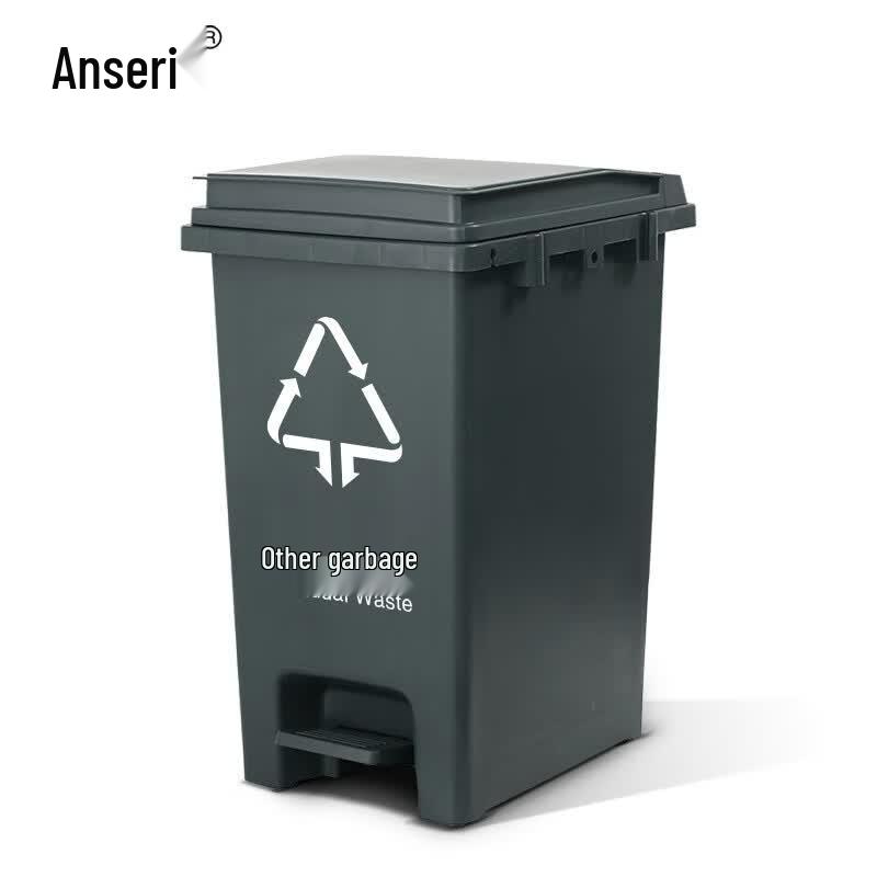 Ansergy Multi-Zone Foot Pedal Waste Bin 30L