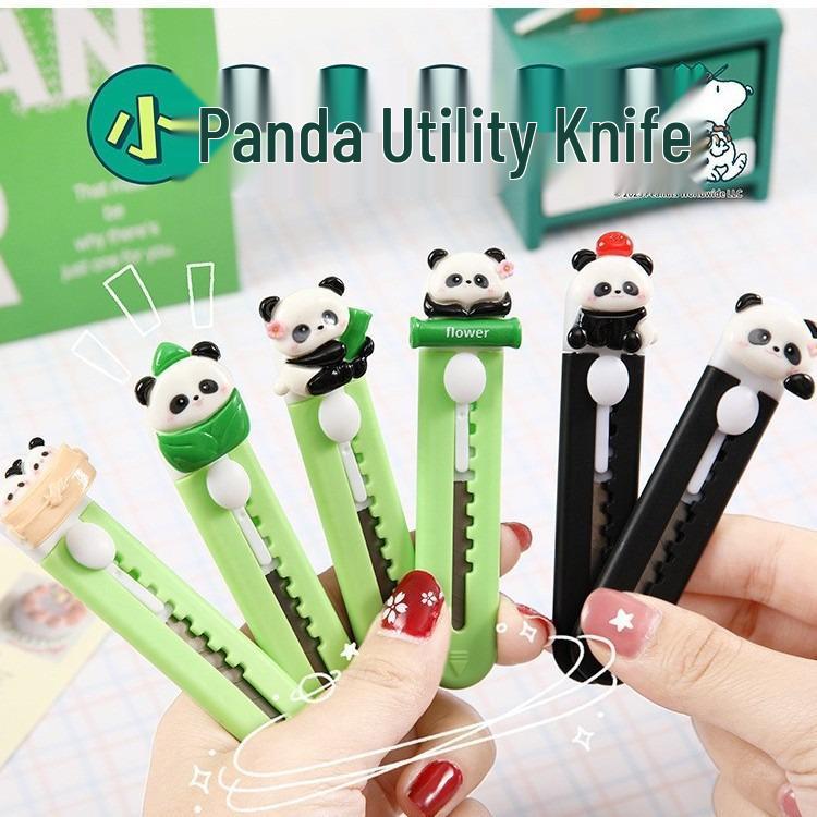 Custom Cute Cartoon Bear Utility Knife for Paper Cutting and Unboxing - Ideal for Students and Offices
