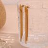 MamacitaSlay Elegant 3 Ladders Tassel Chain Hanging Earrings Woman Stainless Steel Earrings Women's Jewelry Decoration