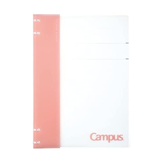 Папка-регистратор KOKUYO Loose Leaf Binder A4 Campus, которую можно использовать как блокнот, 30 отверстий, розовый Ru-NP174P
