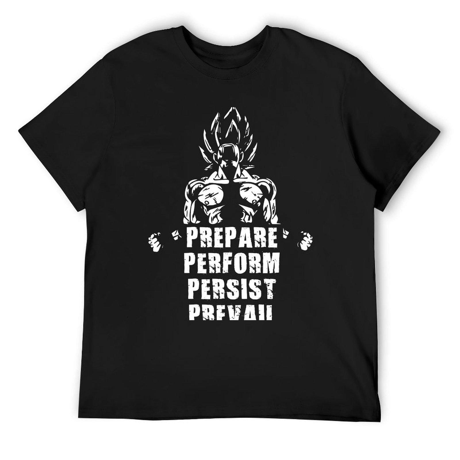 

Prevail - Anime Workout Motivational T-Shirt sublime hippie clothes men clothing 4XL