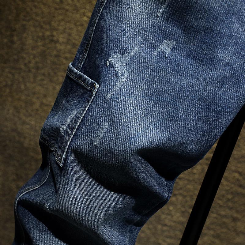 AA Blue Fashion Jeans Pantalones Largos Casuales para Hombres comprar a  buen precio — entrega gratuita, reseñas reales con fotos — Joom