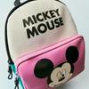 Disney Cute Mickey Children's Backpack Girls Cartoon Print Large Capacity Book Storage Kindergarten Baby School Bag