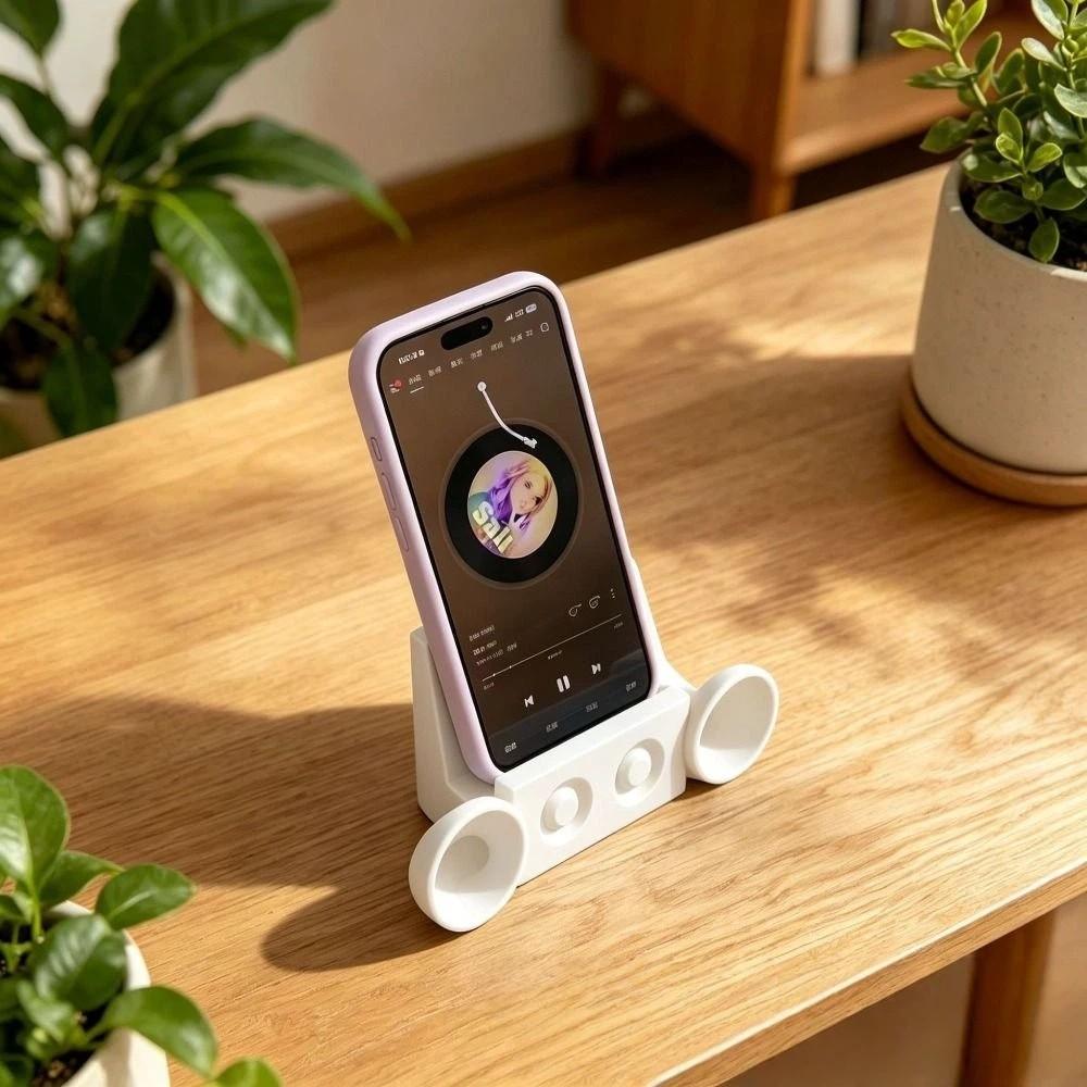 Creativity Loudspeaker Phone Holder 3D Printing Universal Phone Holder  For Home Office