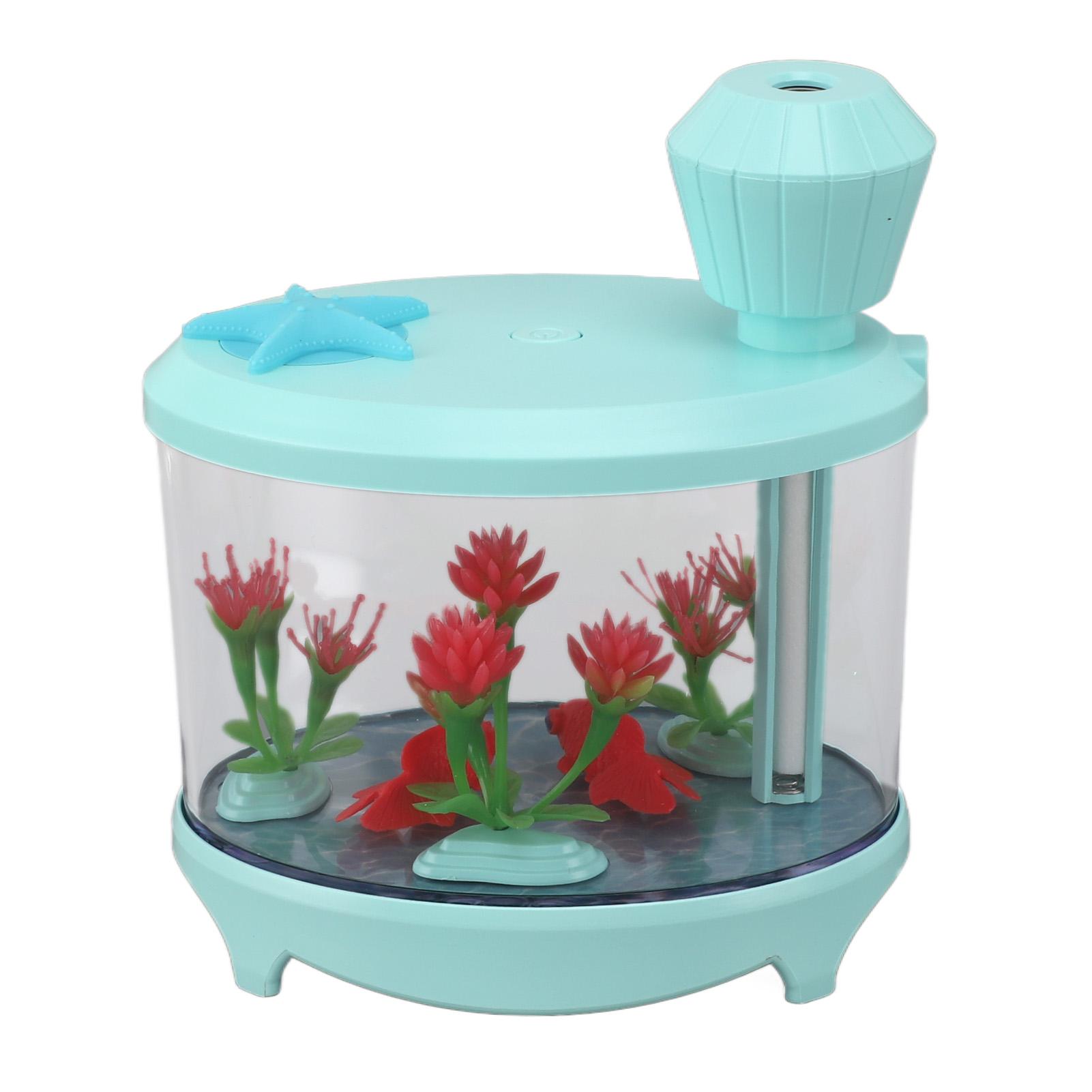 Humidificateur Paysage Poisson Modélisation Son USB Faible Bruit Huile Essentielle Thérapie Humidificateur pour Voiture Chambre à Coucher Bureau