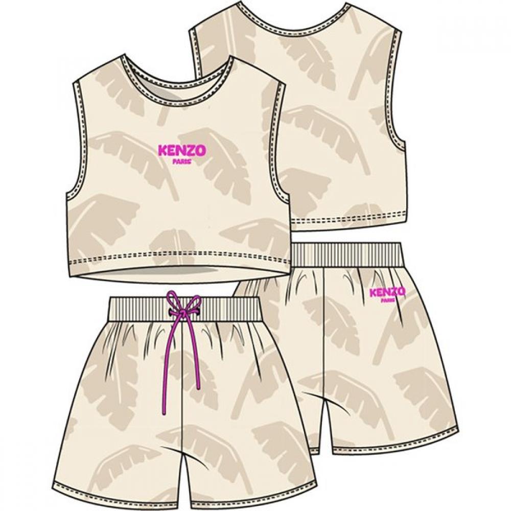 

Kenzo Kids 3 12 Years Set 25ss Z255age211 Ivory/12Age_150CM