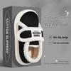 Women's Winter Cotton Velcro Slippers: 2025 New Style, Thick Sole, Velvet-Lined, Heel-Covered